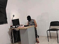 The stepbrother fucks his stepsister intensely.