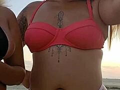 海滩处男冒险被猛肏