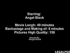 i had my first double anal wit angel black and swallered the cum