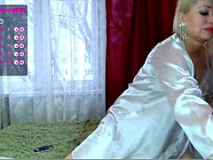 My stepmom acts as my webcam whore in hot submissive milf remote training sessions