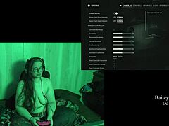 brunette bbw with big tits and ass plays naked at lake house part 4