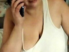 pornnapplepie visits again, old man interrupts cheating phone sex