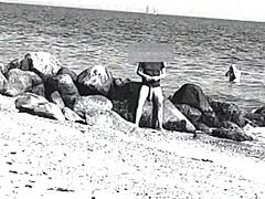 Huge Cock Nude Beach Voyeur Fun!