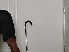 good morning, undressing to spread buttocks open nude solo