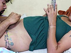 tatuando panochita rica turns into a steamy session where she pays with a hot creampie inside her tight pussy. the artist couldn't resist filling her up completely.