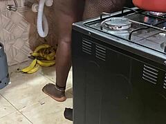 Ebony milf joins amateur swingers group with big cock action in homemade setup. Black wife explores intense encounters during the family gathering.