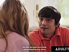 Desperate milf pristine edge strikes a deal with her sleazy stepson for chores in exchange for pussy