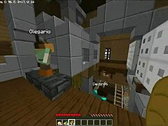 Young bald guys and priest showing staff in Iggsburn village part 2