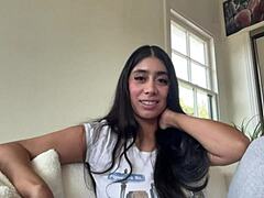 hey check out violet myers diving deeper in this hot interracial casting interview behind the scenes