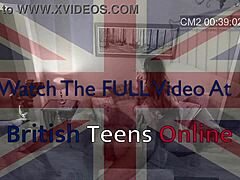 Blonde British Teen Deepthroats and Swallows Cum in Lingerie