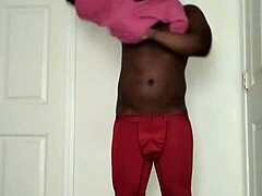 I love showing off my muscular chest and abs as workout decoration