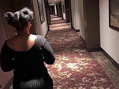 Guest's totally obsessed with that tall dreadhead's big black cock ripping clothes for quick creampie action 😈🍆