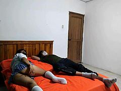 Cousin Horny Student Likes To Masturbate Pussy