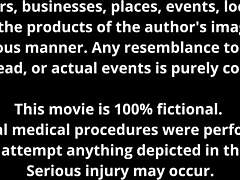 daisy beans shaved pussy spreads wide on bed for vibrator play and cum blast in pov hospital roleplay