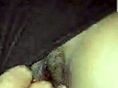 In a casual story, couple enjoys video call sex with big tits and monster big black cock action.