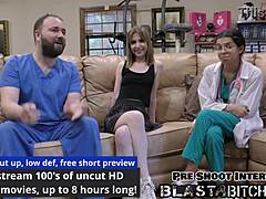 daisy beans shaved pussy spreads wide on bed for vibrator play and cum blast in pov hospital roleplay