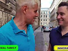 Irina Takes Huge Load After Brunette Blowjob and Doggystyle Pussy Riding in Homemade Threesome Sex