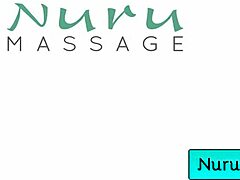 性感大奶金发按摩师Rory Knox给Lucas湿滑性爱按摩