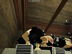 I love how this Roblox emo chick gets pounded hard on the bed in part 1