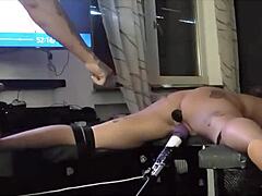 so this teen student gets her first anal fuck as a submissive slave with rough spanking and squirting