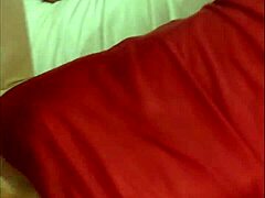 French Amateur In Satin Red Dress Red Panties Garter Belt Heels And Stockings Deepthroat Cowgirl Doggystyle Panty Job POV Dirty Talk