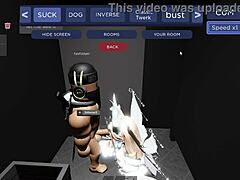 Intense Cheating On Boyfriend With Big Black Cock In Roblox Condo