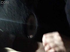 Femdom Blowjob in Car with Rough Deepthroat and Handjob from Horny Girlfriend