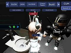 Intense Cheating On Boyfriend With Big Black Cock In Roblox Condo