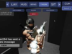 Intense Cheating On Boyfriend With Big Black Cock In Roblox Condo