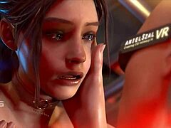 Resident Evil Slippy Shows Monster Solo Dance With Intense Striptease And Ripped Clothes