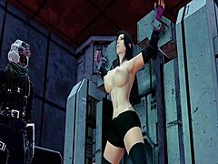 蒂法遭Ocelot性爱机器激烈折磨