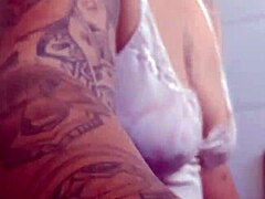 pregnant woman showing off her style