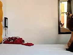 I record stepdad watching me try clothes and take his cock deep.