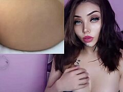 I wake up horny Latina Violet Myers with big natural tits for creampie sex. She masturbates to orgasm in POV.