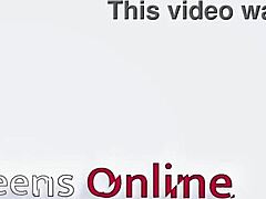 British 18 year old in lingerie sucks rims gets fucked hard and creampied! 🔥