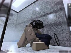 Yuuka gets punished for showing up uninvited, leading to intense fingering and blowjob sex with a follower in part 1 of 2.