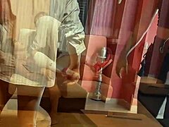 black student teen bends over for deepthroat blowjob and doggystyle fucking in first taboo exam