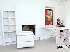 Young Woman With Natural Tits Seduced By Aged Lecturer For Blowjob Fucking And Vagina Penetration