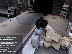 Adorable Femboy Begs For More While Getting Pounded Senseless In Roblox Game