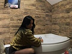 hey, wanna watch milfycalla pee play in bathtub with fur coat and pantyhose 198?