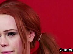 Spicy Honey Takes Massive Cumshot on Her Face! Swallowing Every Drop in Wild Bukkake Action.