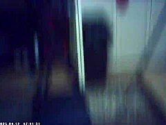 behind the scenes shows ebony with glasses taking italian dick in interracial pov fucking action