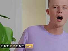 Brazzers - Charli Phoenix Has Had Enough of Her Dildo so She Invites Stepson for Squirting Orgasm