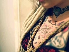 Bound Princess Experiences Intense Foot Worship From Latina Goddess