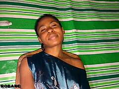 Ghetto Ebony Dovee Handles Casting Interview And Masturbates With Dildo In Wild Session