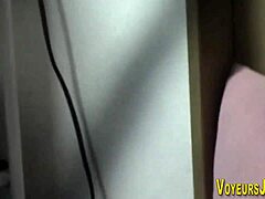 Asian Babe Cums Watched Through Window