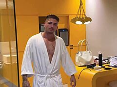 Watch this slut get double penetrated in ass and pussy by tattooed teen with orgasmic fingering!