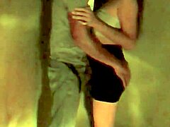 I'm fucking this petite brunette latina veneca outdoors in a parking lot with moans and orgasms