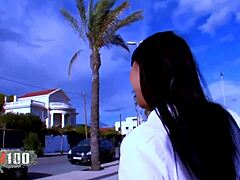 Hey, check out Asian pornstar Sharon Lee getting fucked in the ass for money in this interracial casting interview 😈🍑