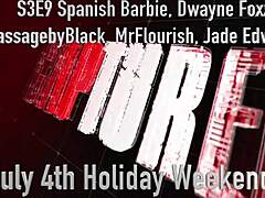 Preview for cap s3 e9 shows spanish barbie in hardcore threesome with european pornstars